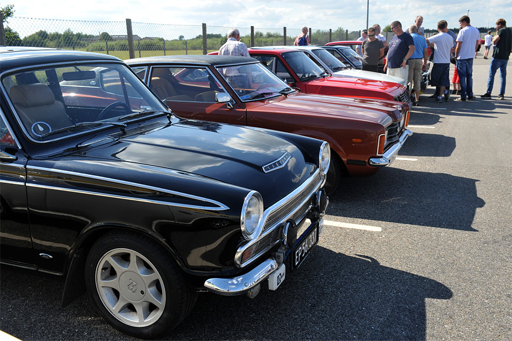 Det var ikke kun rallybiler, man kunne opleve ved arrangementet. Atter var der fyldt op med klassiske køretøjer til Tvilum Classic Show.